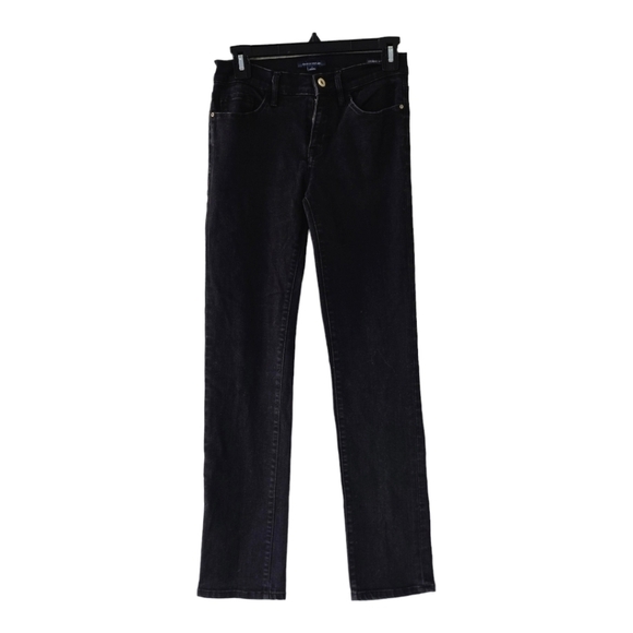 Tommy Hilfiger Jeans Women Greenwich Straight Pockets Black Casual - Picture 1 of 12